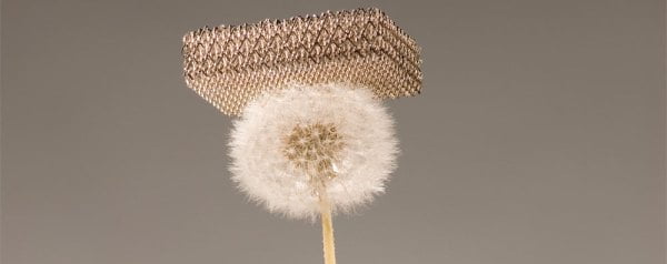 Nanotraliewerk vormt een zeer lichte, maar stevige constructie