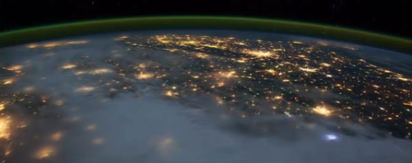 Time-lapse vanuit ISS