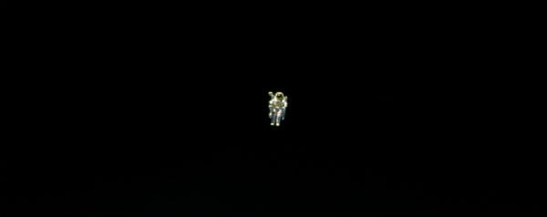 Astronaut in de ruimte