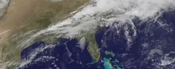 Time-lapse stormen oosten VS