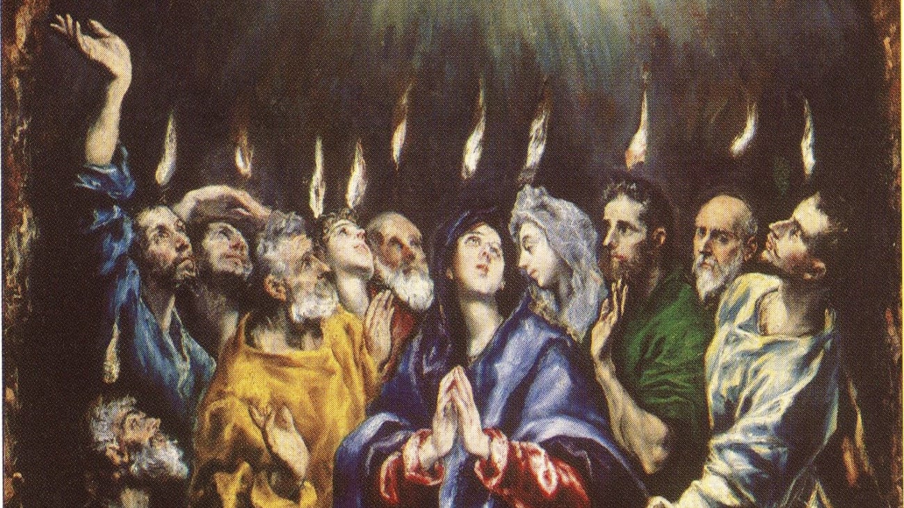 Schilderij El Greco, Pinksteren