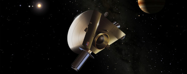 New Horizons in de ruimte - header