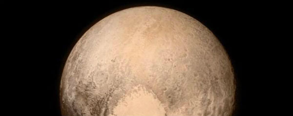 Pluto op 14 juli