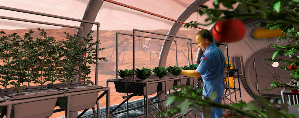 Planten kweken op Mars