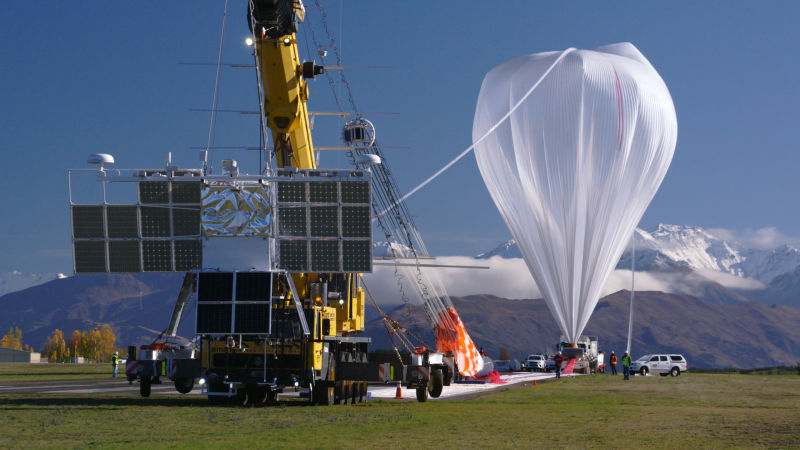NASA haalt ballon terug