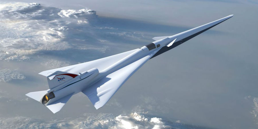 supersonisch vliegtuig quesst nasa lockheed martin