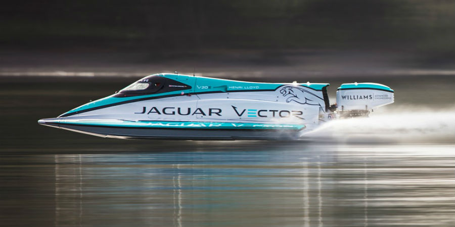 jaguar elektrische boot wereldrecord