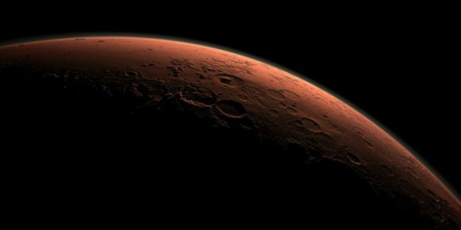 Mars dichtbij aarde