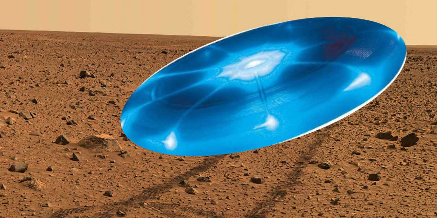 frisbeeën frisbee Mars