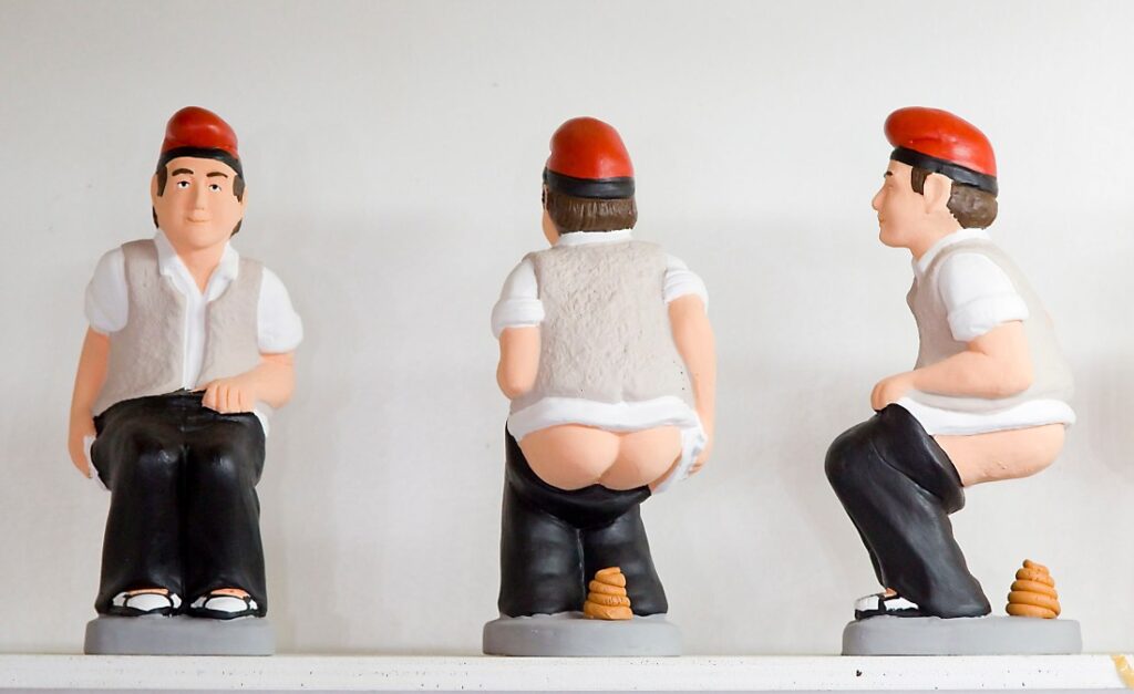 Een traditionele caganer