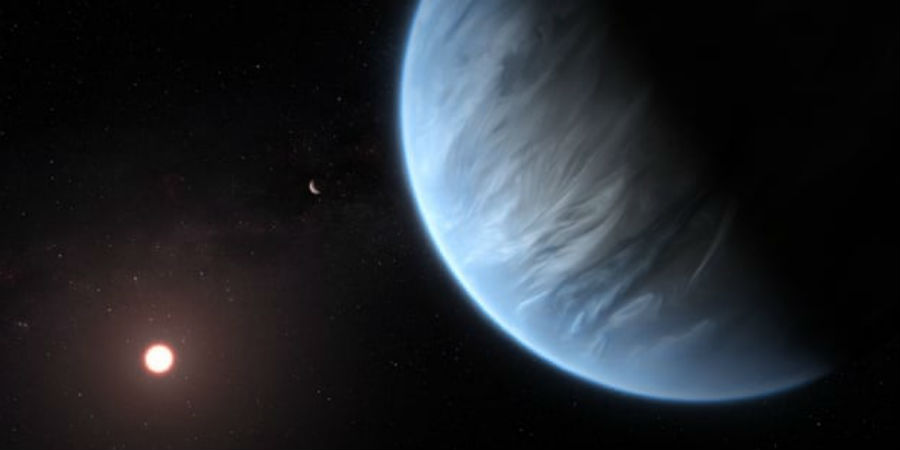 exoplaneet waterdamp K2-18b