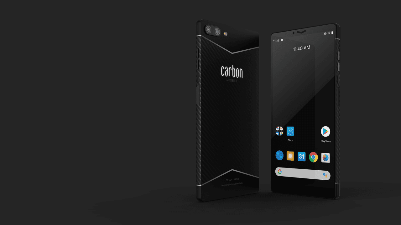 Carbon Mobile koolstof smartphone