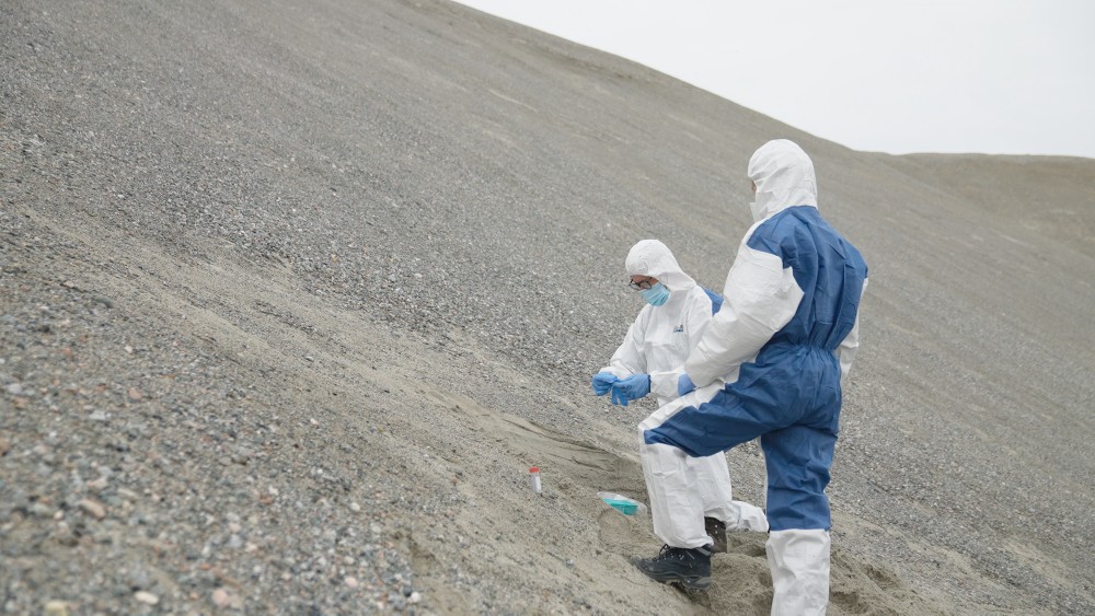 wetenschappers op Groenland