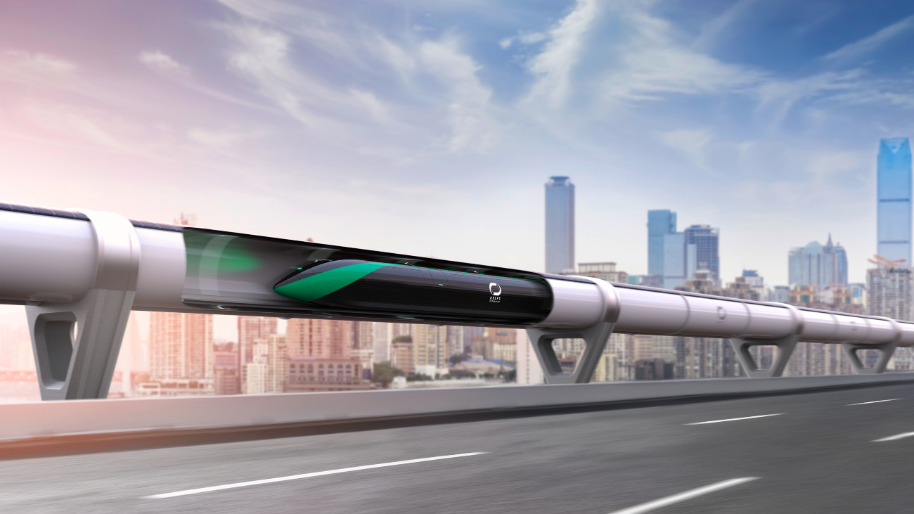 Conceptafbeelding Hyperloop