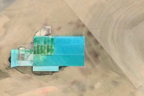 kaliumfabriek in Lop Nur China
