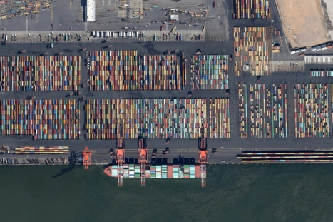 Containers in Port Newark