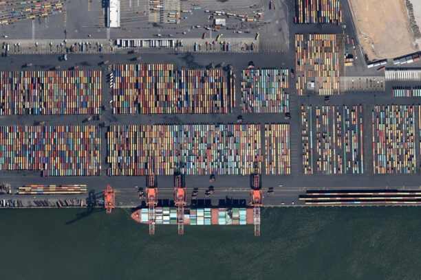 Containers in Port Newark