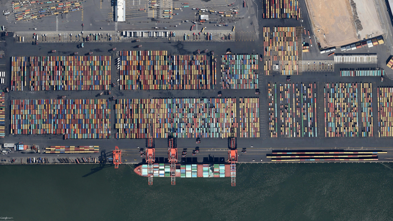 Containers in Port Newark