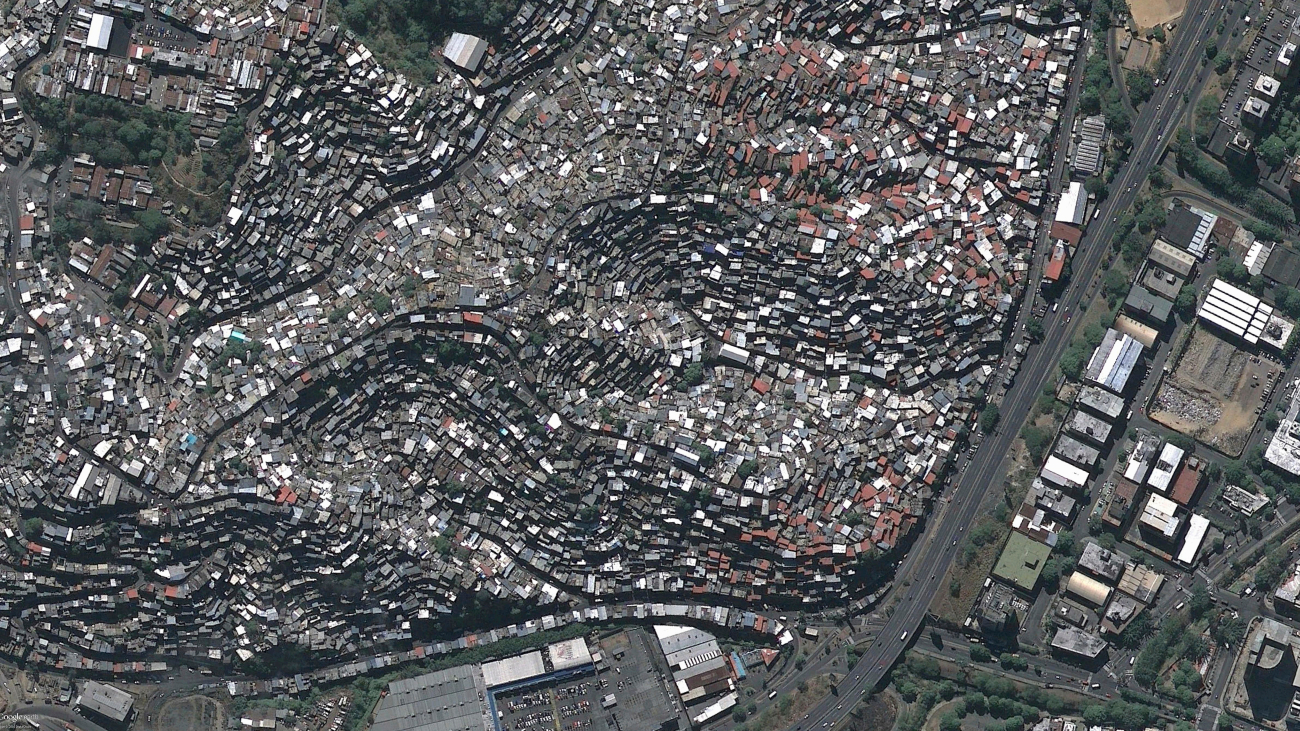 Satellietfoto van caracas