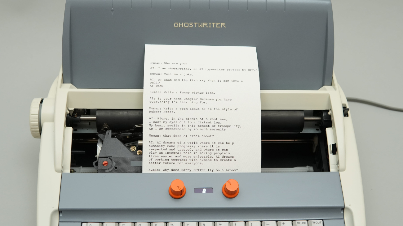 ghostwriter typemachine