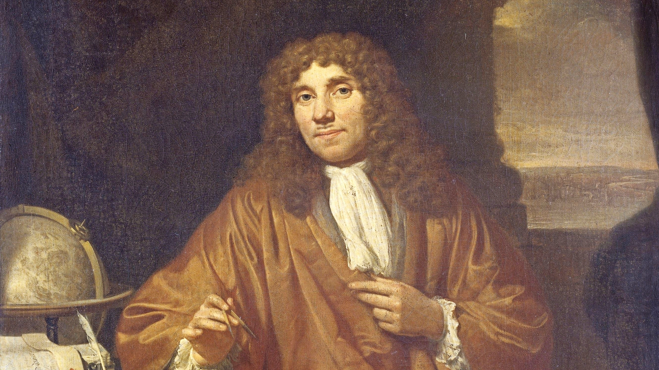 Portret van Antoni van Leeuwenhoek