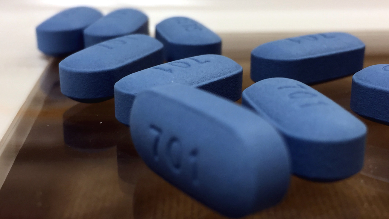 Blauwe PrEP-pillen