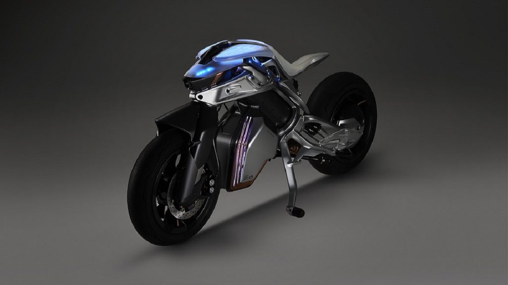 Conceptafbeelding van Yamaha's Motoroid motor