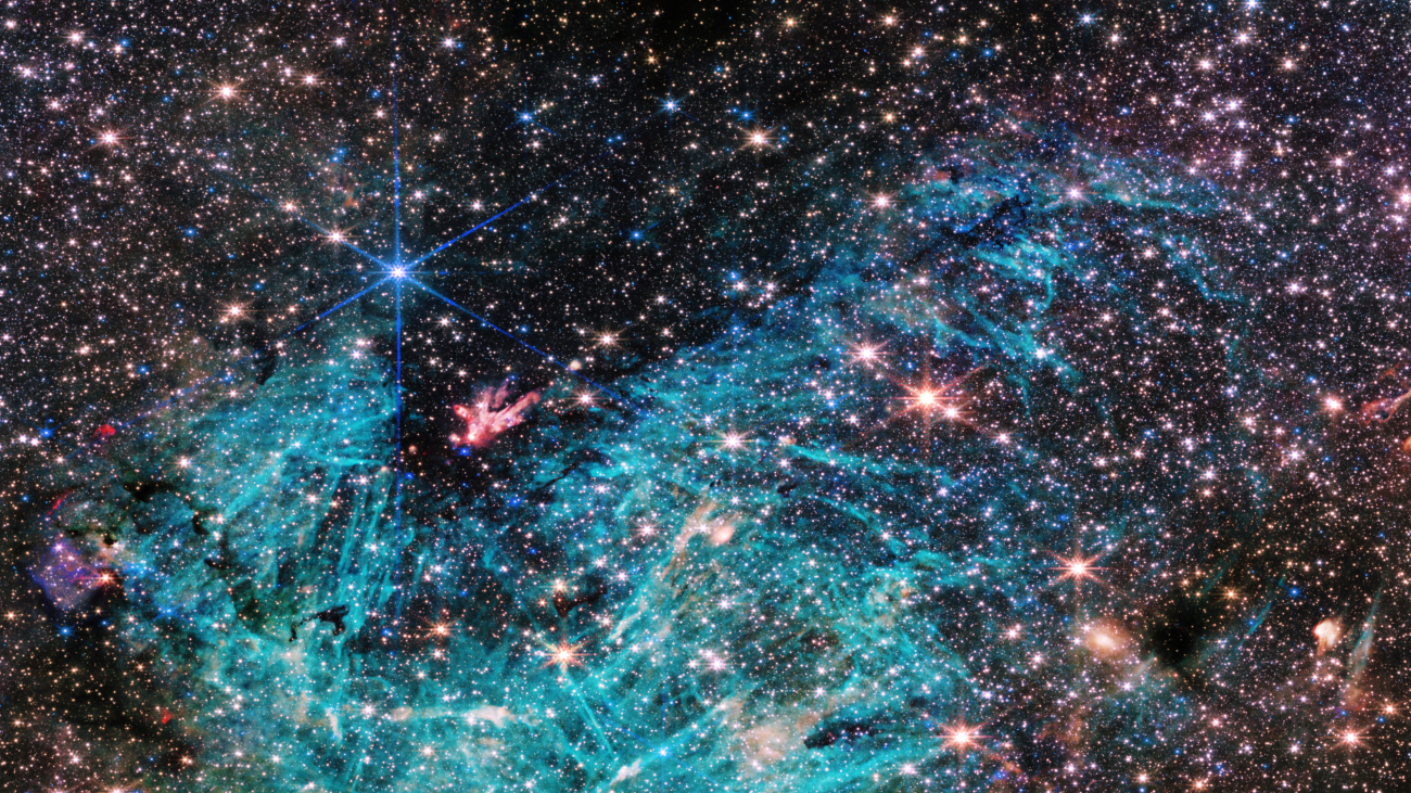 James Webb foto van sterrenfabriek Sagittarius C