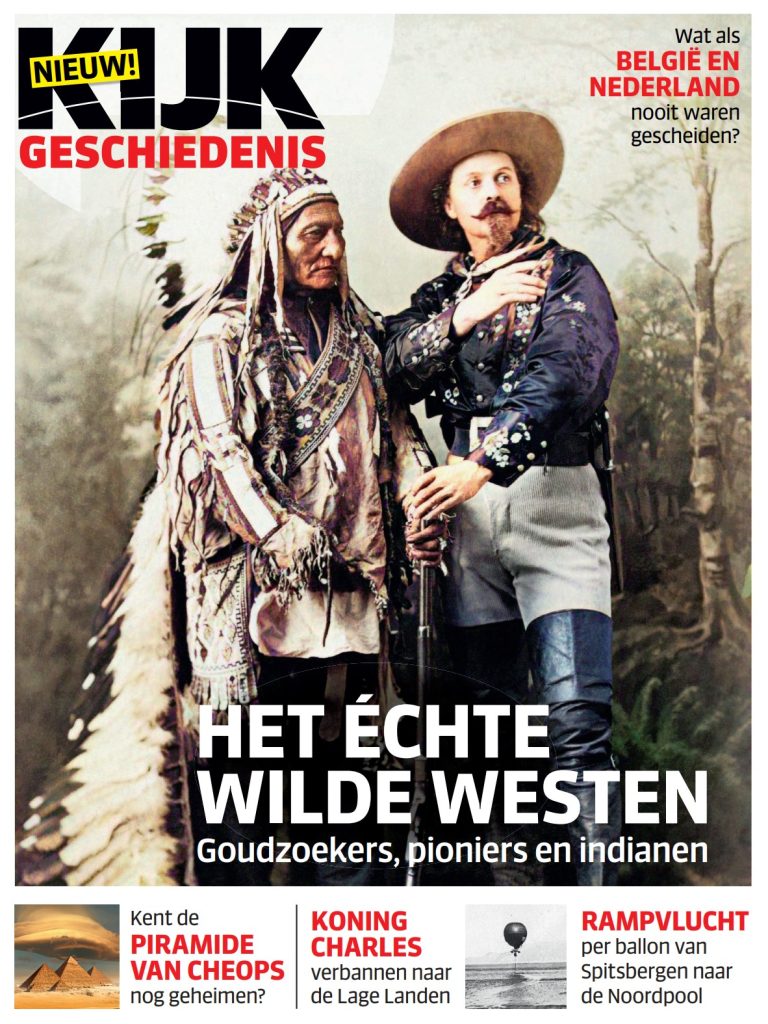 Cover van KIJK Geschiedenis, een indiaan en cowboy. 