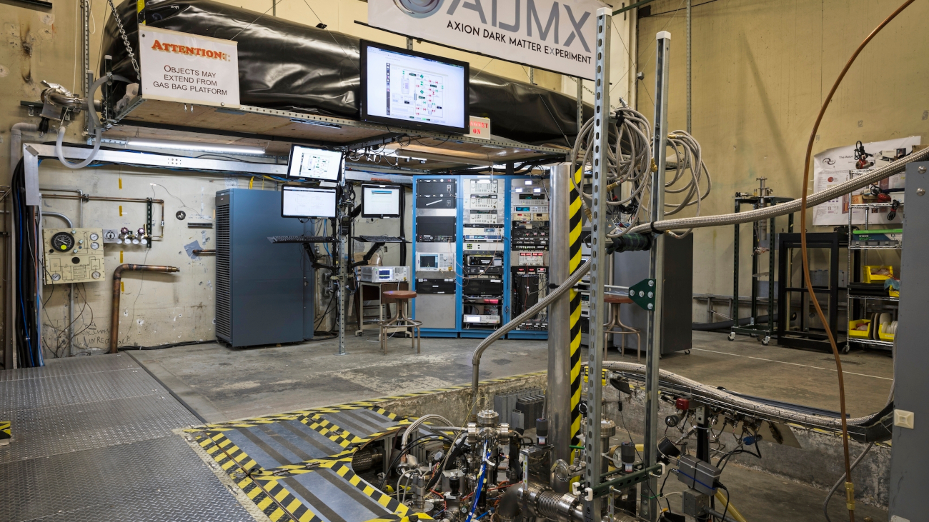 ADMX-experiment wil axionen meten. Dat zouden dondere-materie-deeltjes kunnen zijn