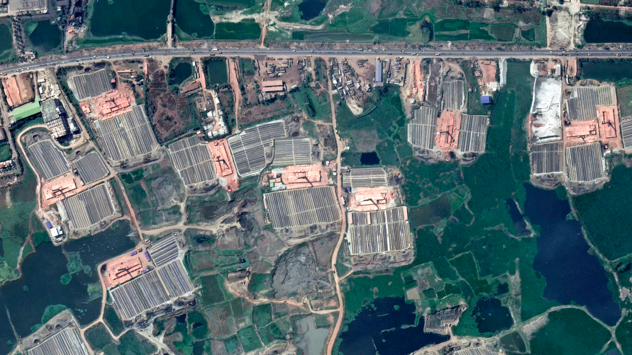 Steenfabrieken in Dhaka Bangladesh