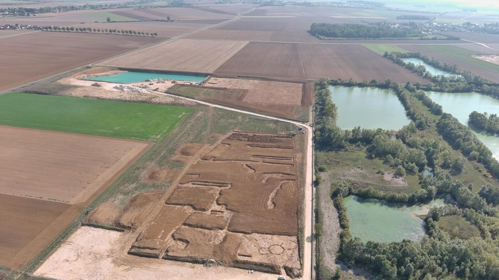 Bovenaanzicht van de mysterieuze vondsten uit de prehistorie