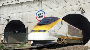 Eurostar rijdt uit kanaaltunnel