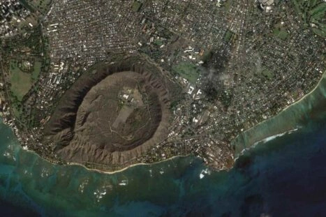 Satellietfoto diamond head