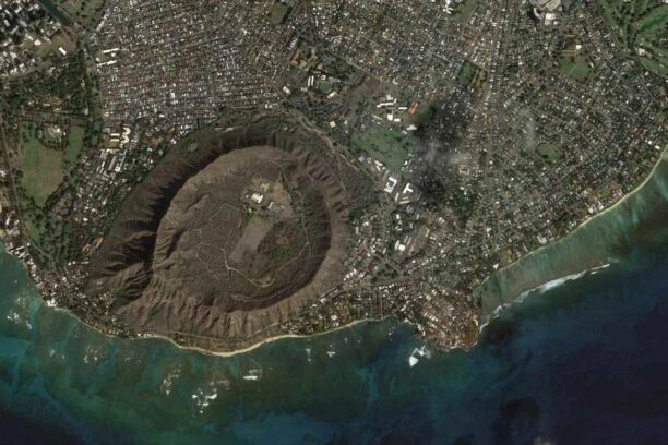 Satellietfoto diamond head