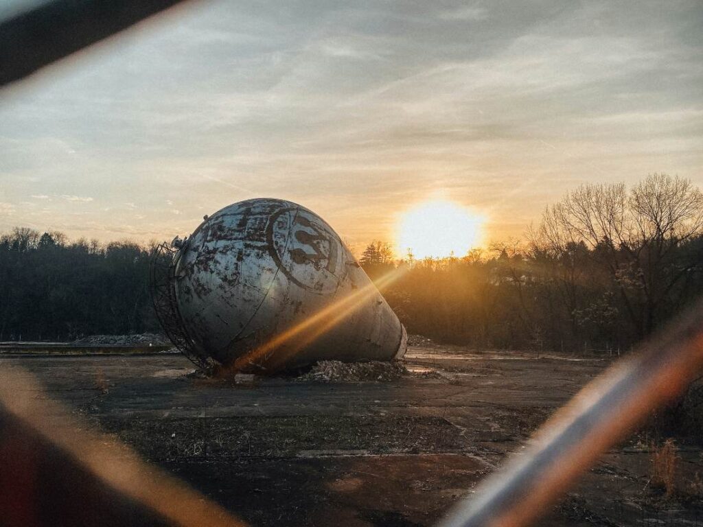 atom smasher op de grond in Pittsburgh