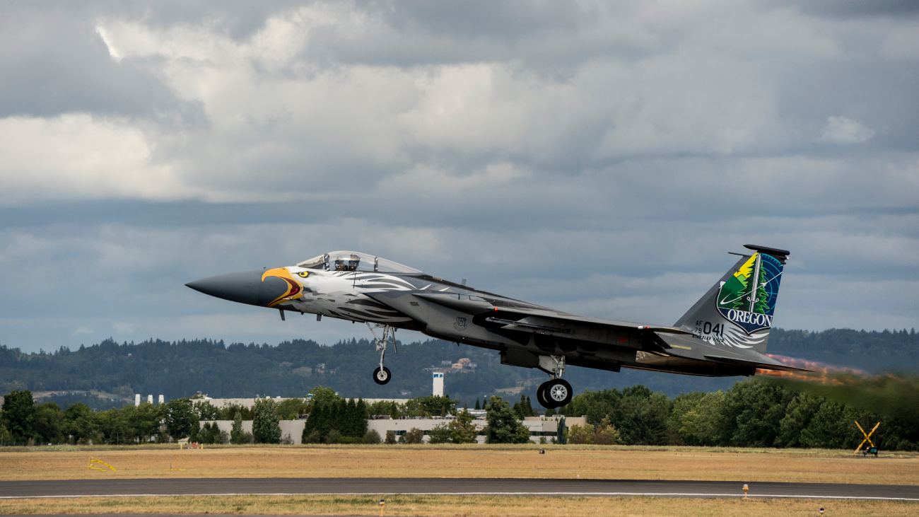 militair gevechtsvliegtuig dat mooi in de verf is gezet