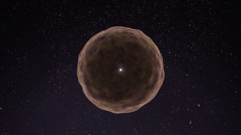 ster silicium-zwavel-schil