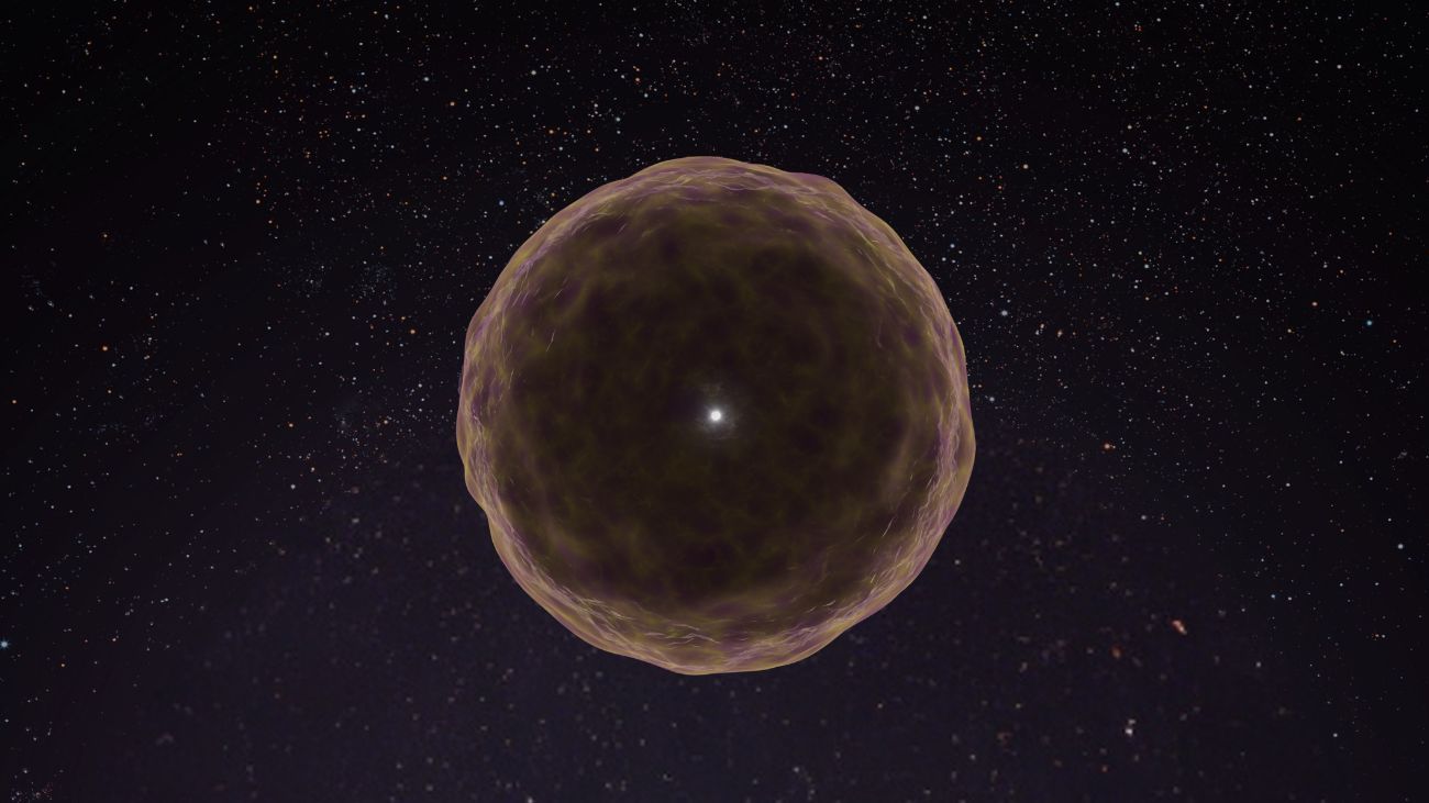 ster silicium-zwavel-schil