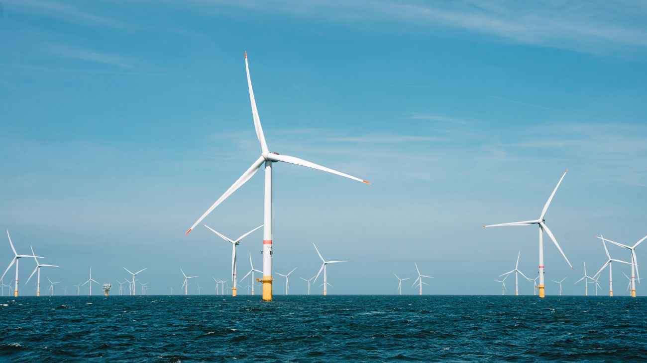 windturbinepark op zee
