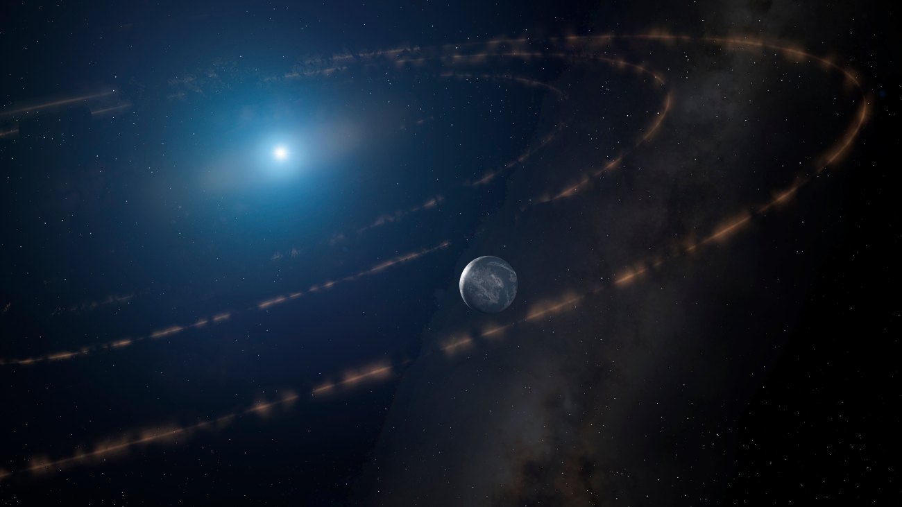 witte dwerg planeten met leven