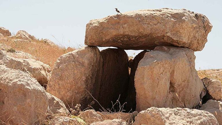 Een van de hunebedden in Jordanië