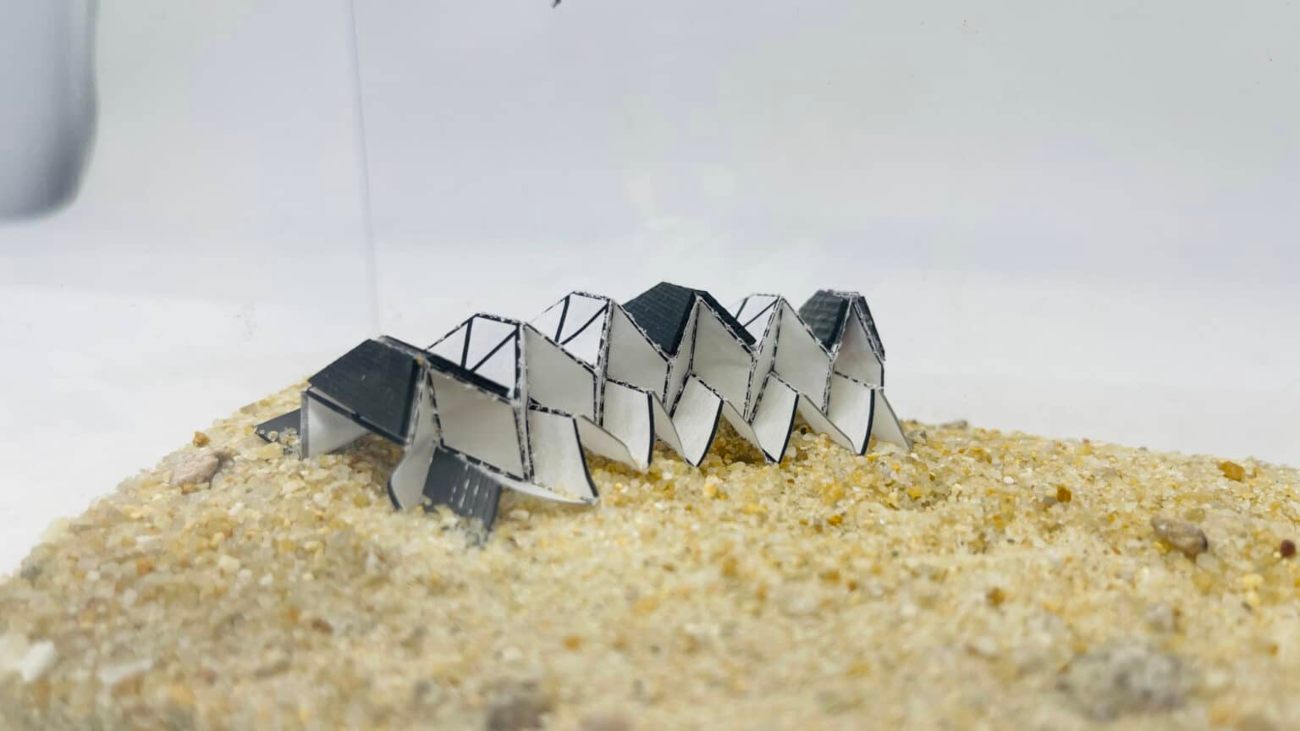 wandelede origami robot