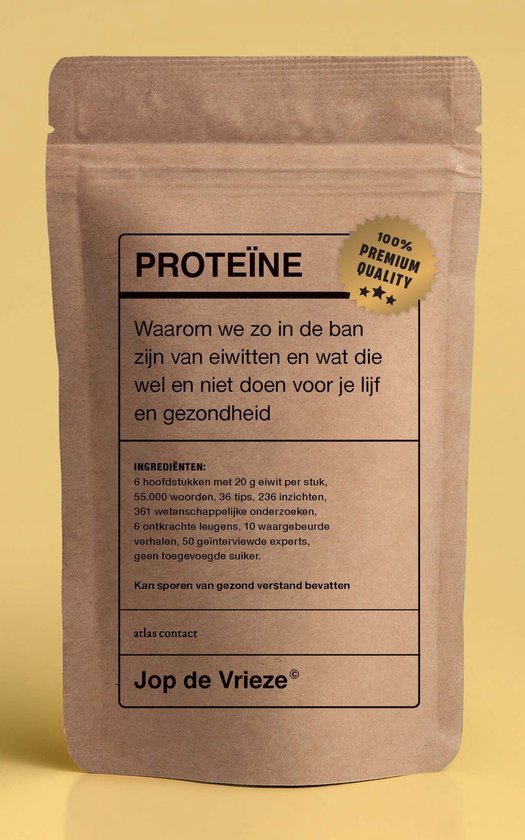 Omslag van boek proteïne van Jop de Vrieze