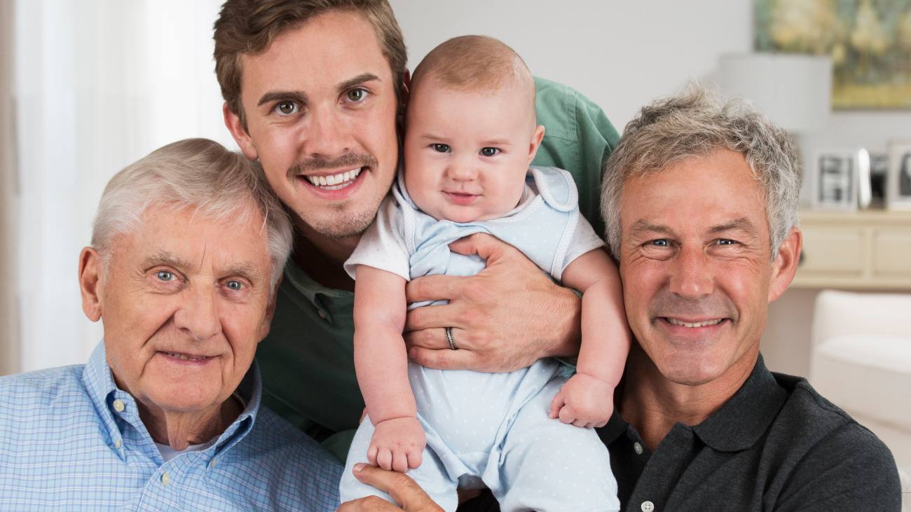 vier generaties, vaders