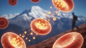 Rode bloedcellen als glucose-spozen