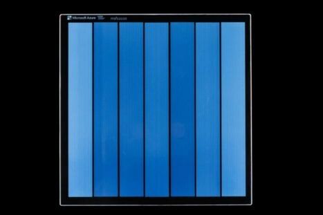 Glas met data erin opgeslagen