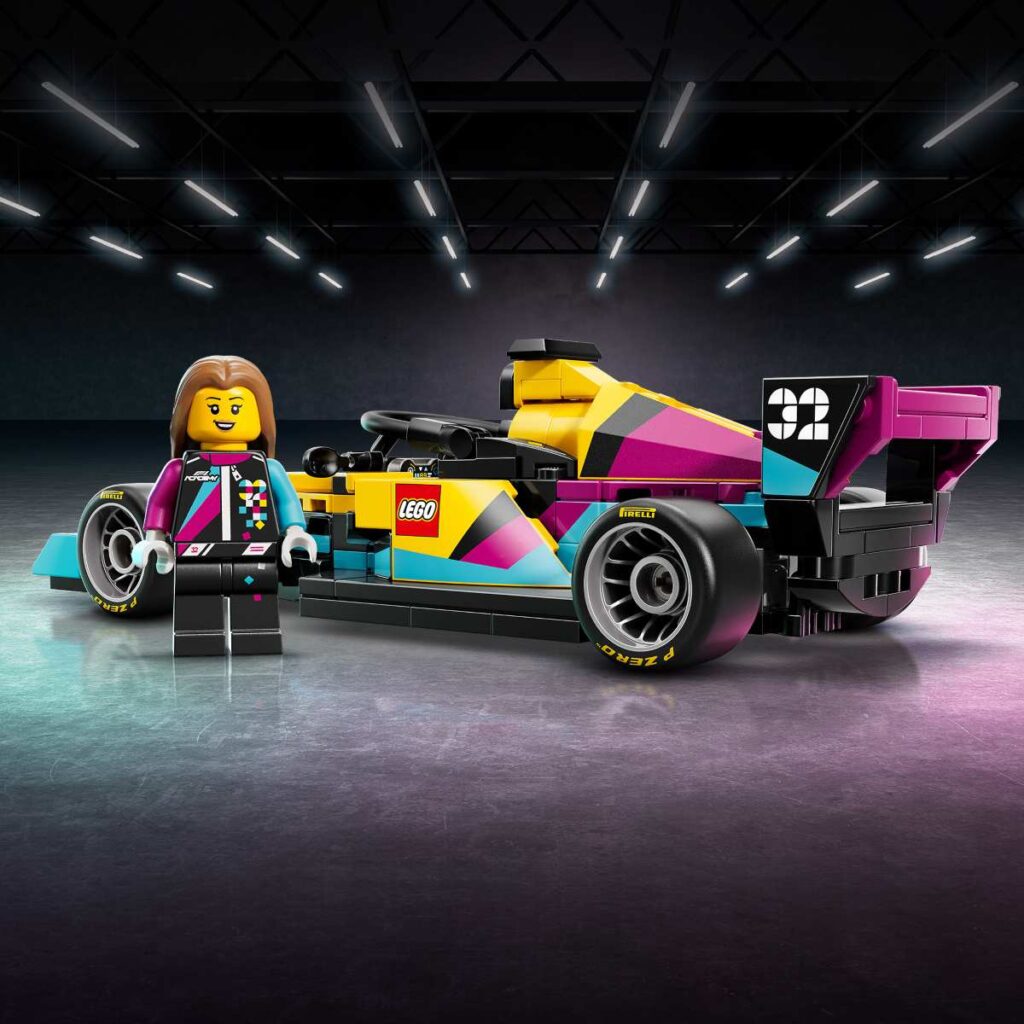 LEGO's racewagen voor F1 Academy van LEGO-blokjes