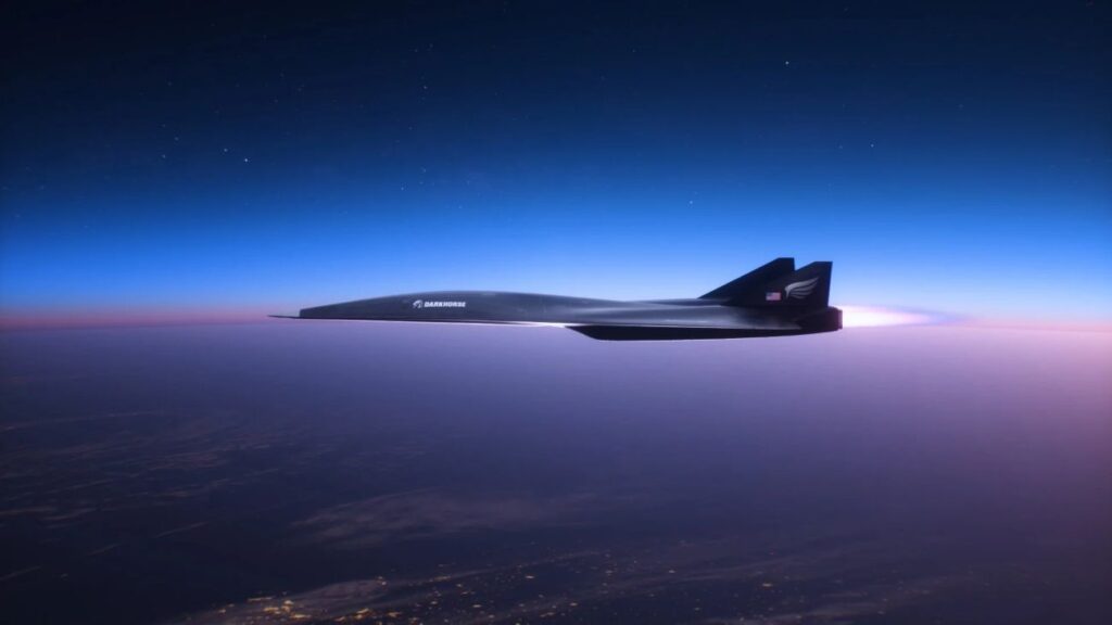 Een render van hoe de Darkhorse eruit kan komen te zien. 