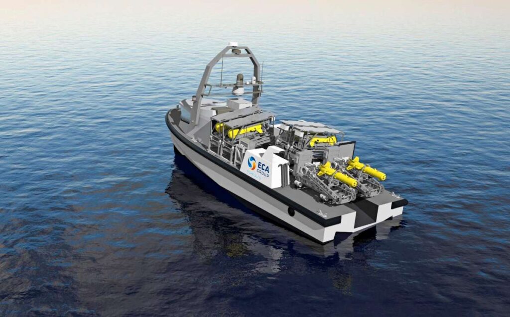 Het 12 meter lange Unmanned Surface Vehicle Inspector 125